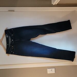 Gap, skinny jeans, women's size 30, dark blue.